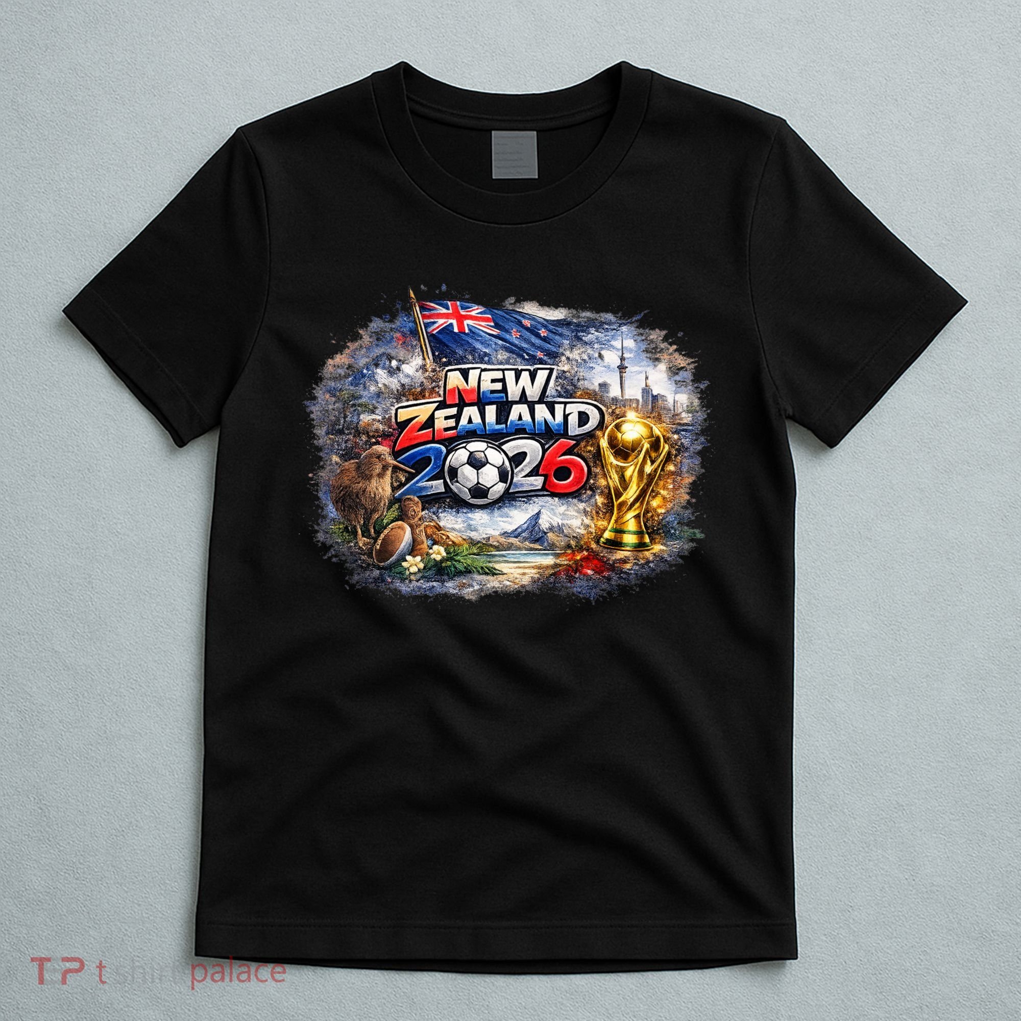 NEW ZELAND North America Soccer Tournament 2026 T-Shirt