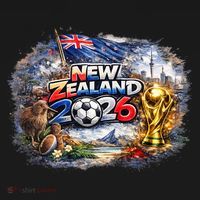 NEW ZELAND North America Soccer Tournament 2026 T-Shirt thumb 7