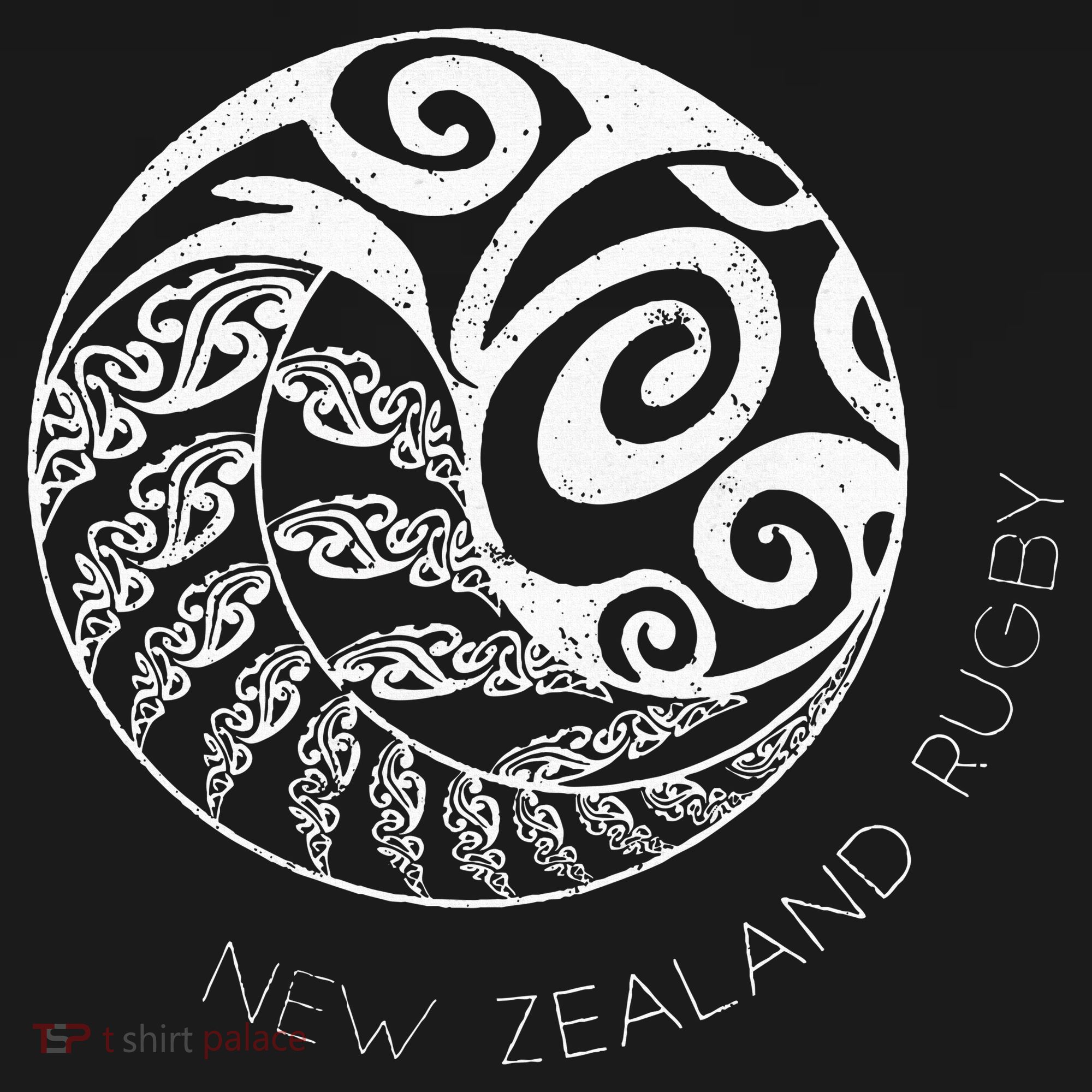 New Zealand Rugby Maori Inspired Kiwi & Silver Fern T-Shirt