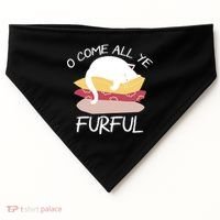 O Come All Ye Furful USA-Made Doggie Bandana thumb 0