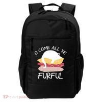 O Come All Ye Furful Backpack thumb 0