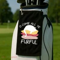 O Come All Ye Furful Golf Towel thumb 2