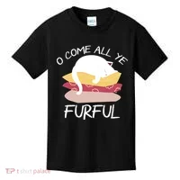 O Come All Ye Furful Kids T-Shirt thumb 0