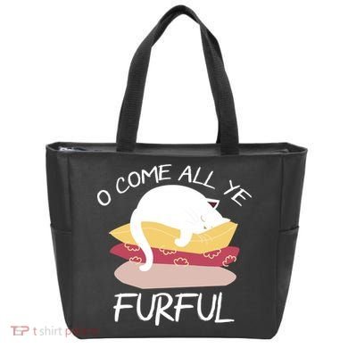 O Come All Ye Furful Tote Bag