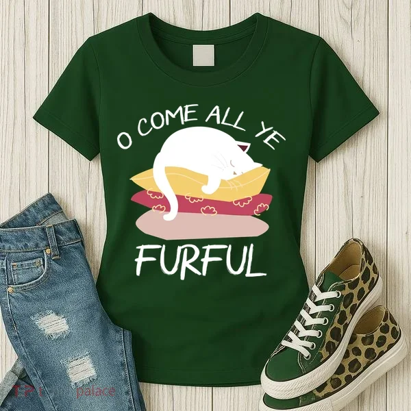 O Come All Ye Furful Women's T-Shirt