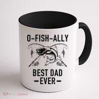 O-Fish-Ally Best Dad Ever Coffee Mug thumb 1
