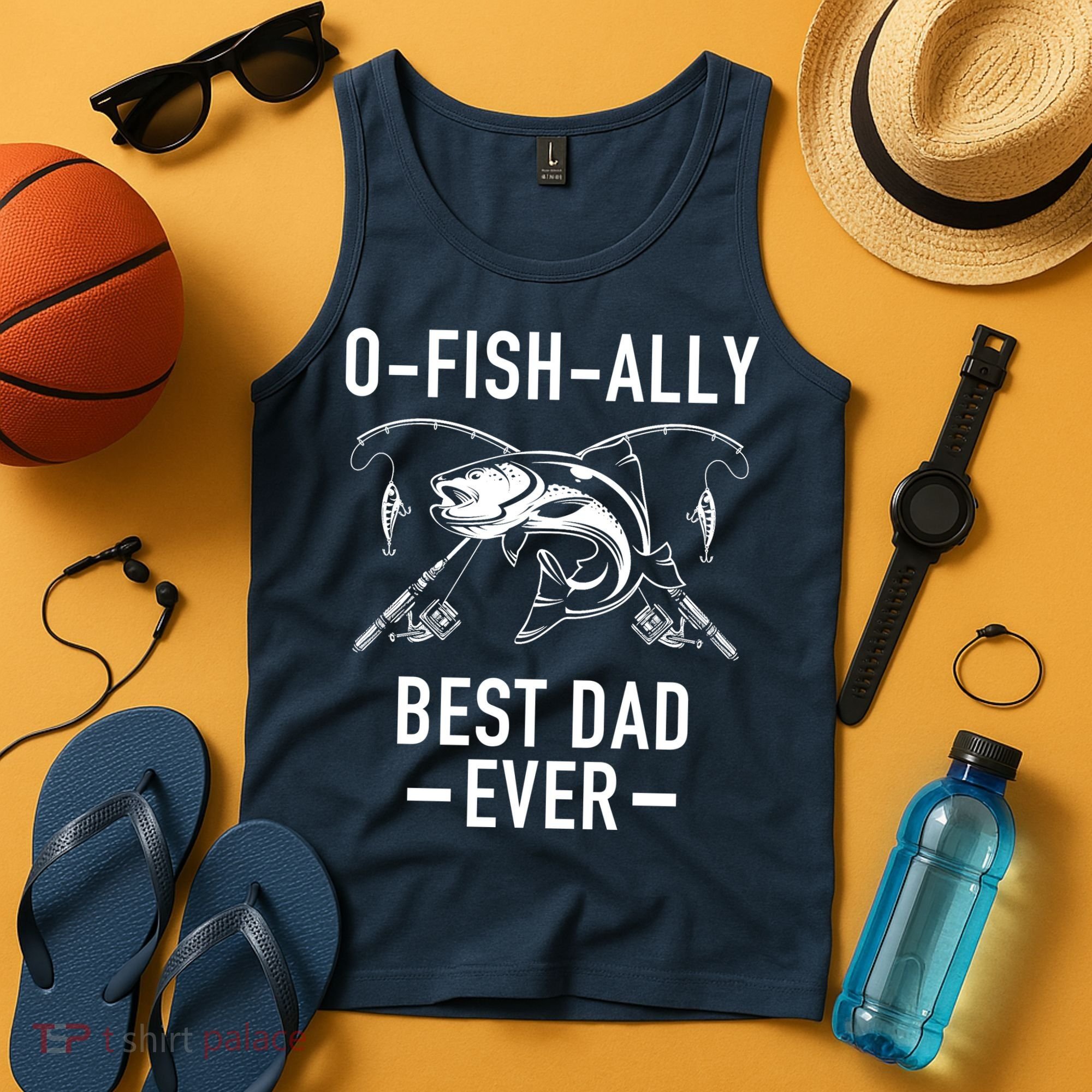 O-Fish-Ally Best Dad Ever Tank Top