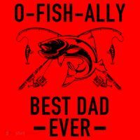 O-Fish-Ally Best Dad Ever Santa Hat thumb 1