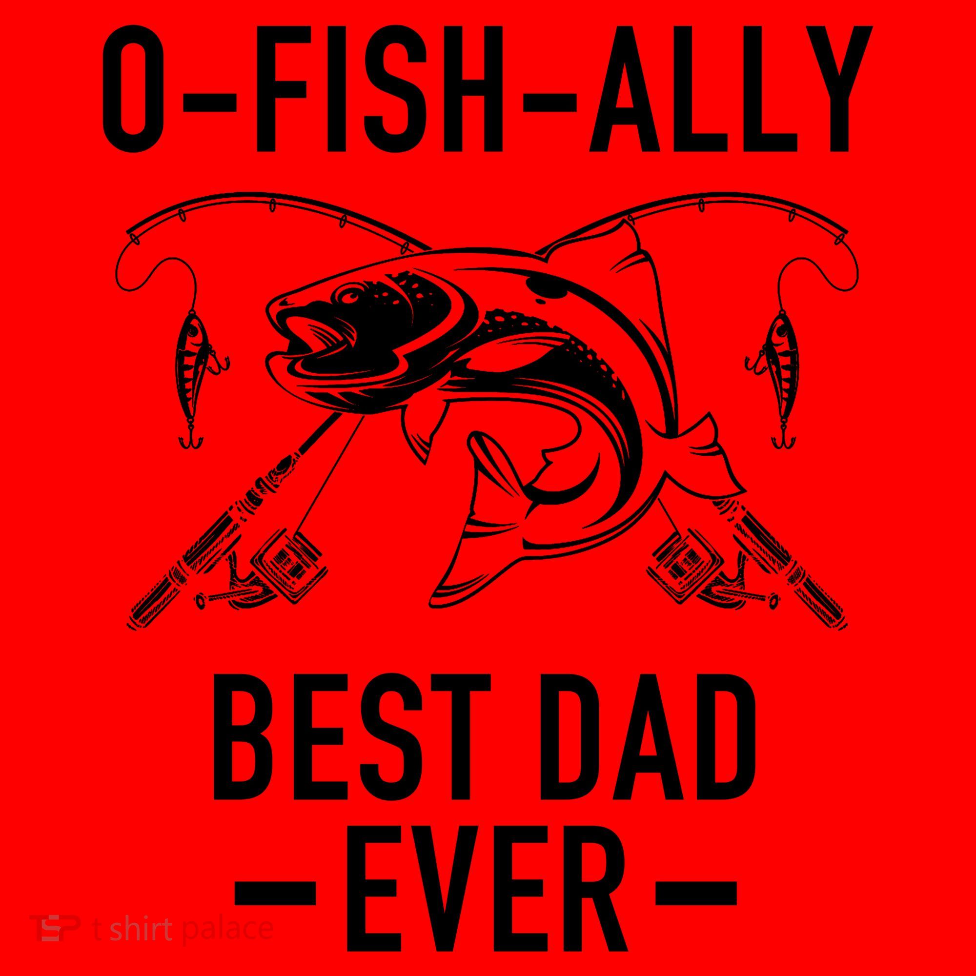 O-Fish-Ally Best Dad Ever Santa Hat