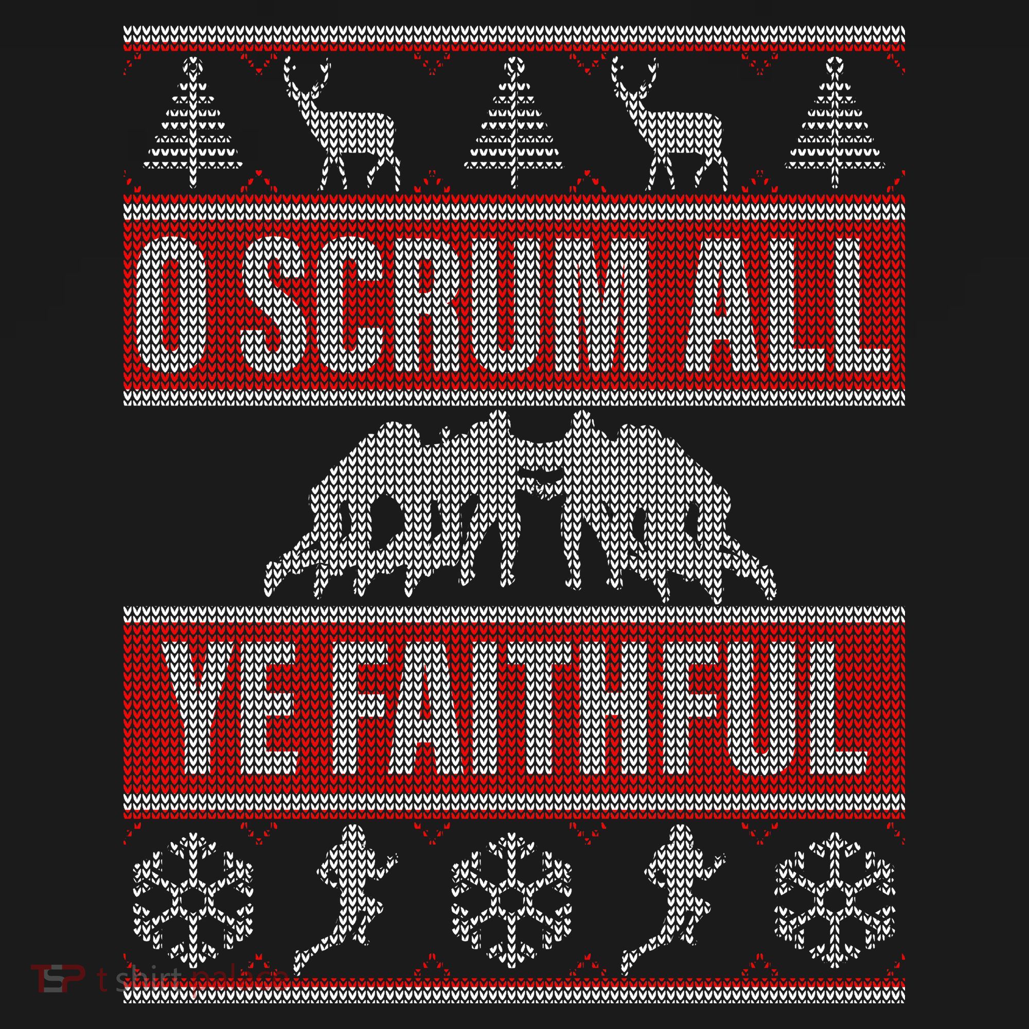 O Scrum All Ye Faithful Ugly Christmas Sweater Apron