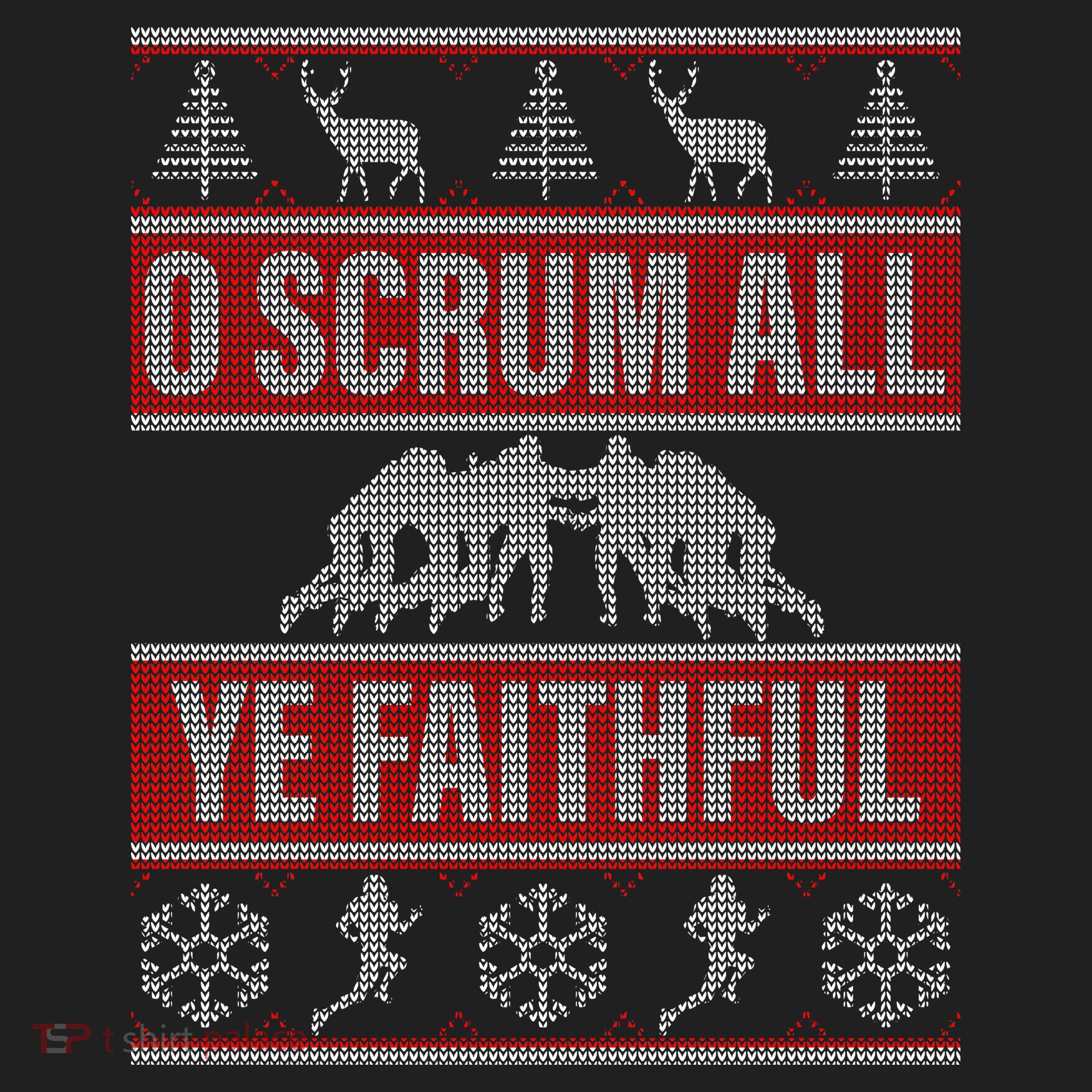 O Scrum All Ye Faithful Ugly Christmas Sweater Hat