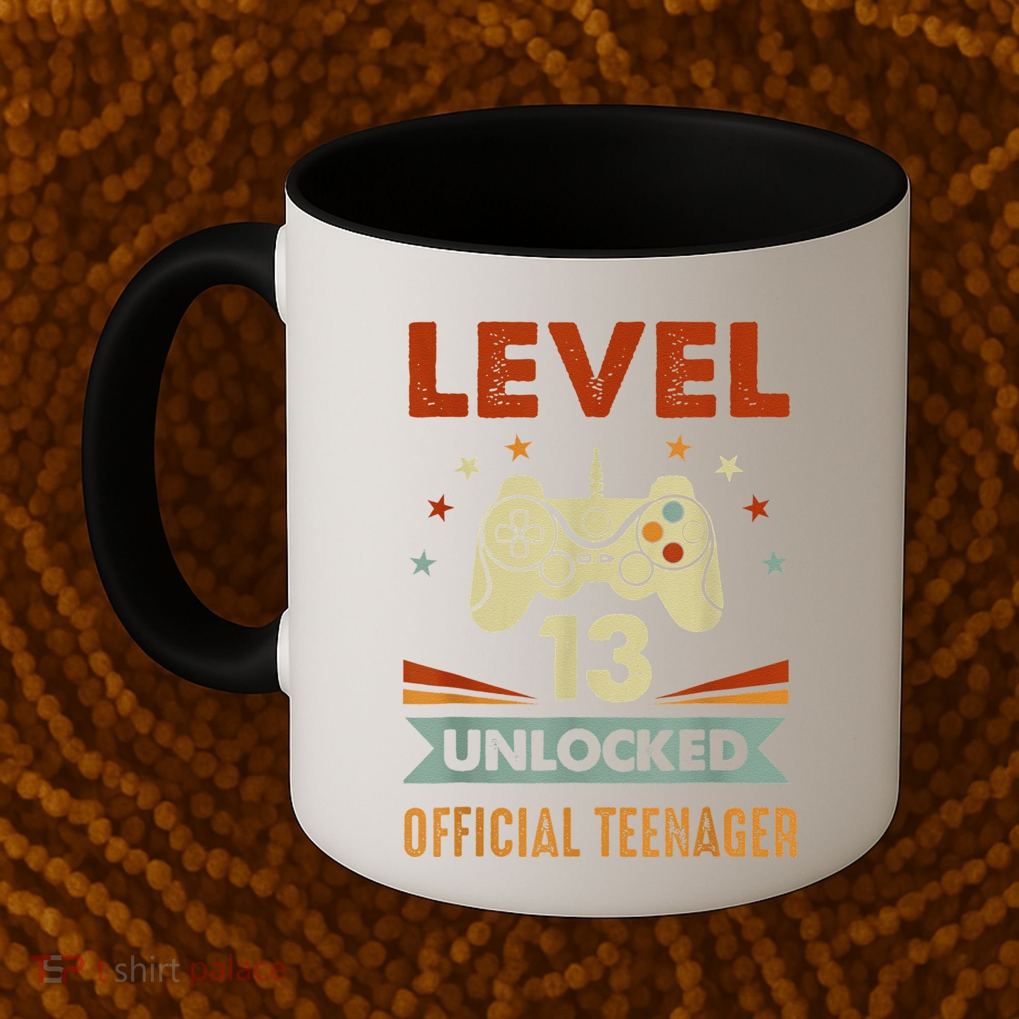 Officialnager 13th Birthday Level 13 Unlocked Coffee Mug