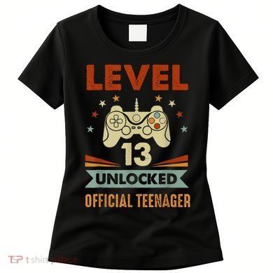 Officialnager 13th Birthday Level 13 Unlocked Women's T-Shirt