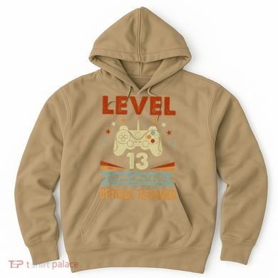 Officialnager 13th Birthday Level 13 Unlocked Hoodie