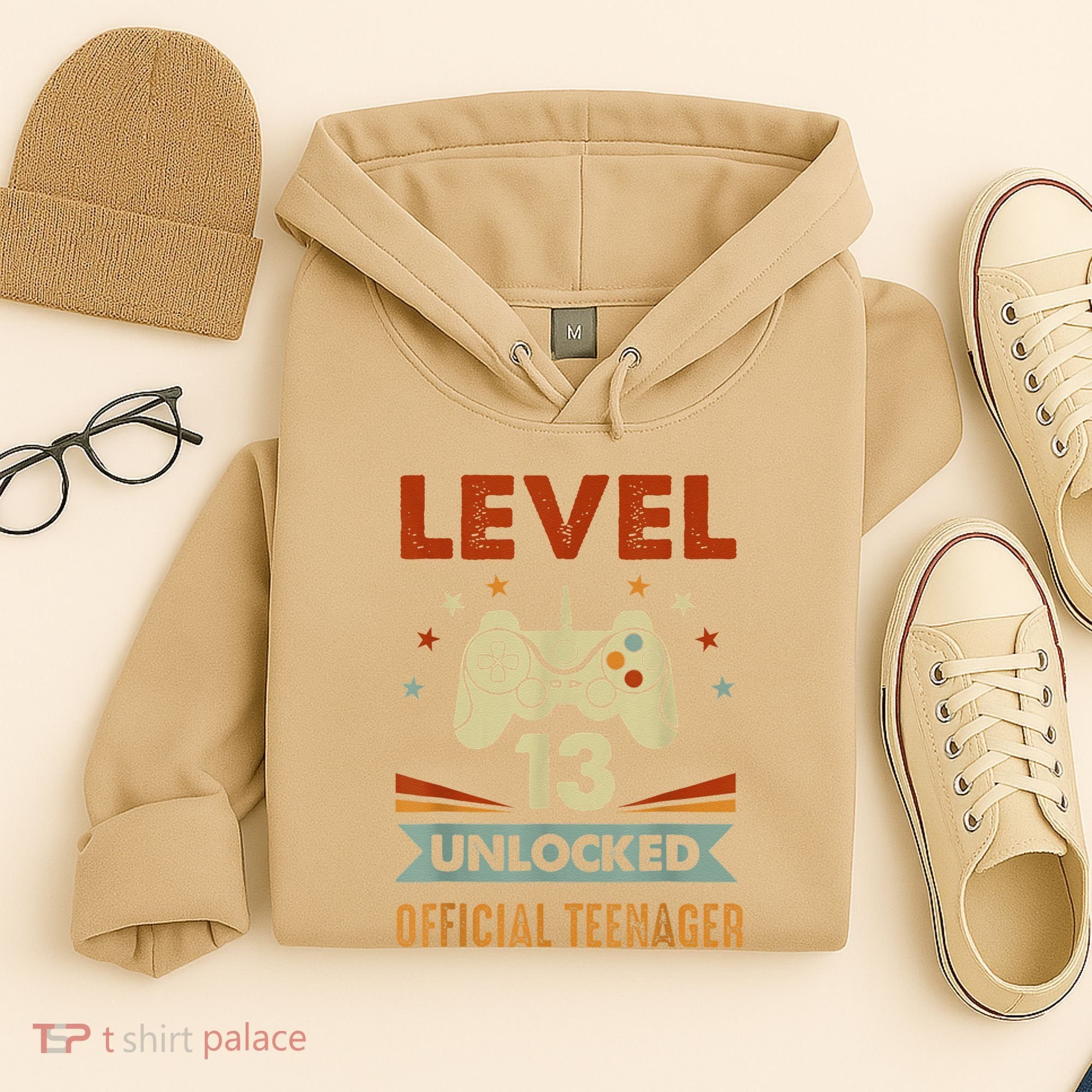 Officialnager 13th Birthday Level 13 Unlocked Hoodie