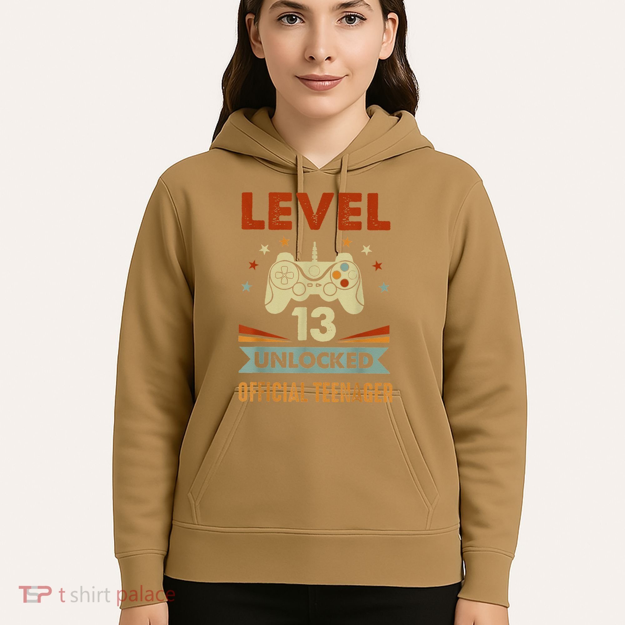 Officialnager 13th Birthday Level 13 Unlocked Hoodie