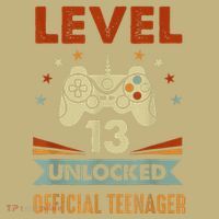 Officialnager 13th Birthday Level 13 Unlocked Long Sleeve Shirt thumb 2