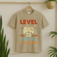 Officialnager 13th Birthday Level 13 Unlocked T-Shirt thumb 2