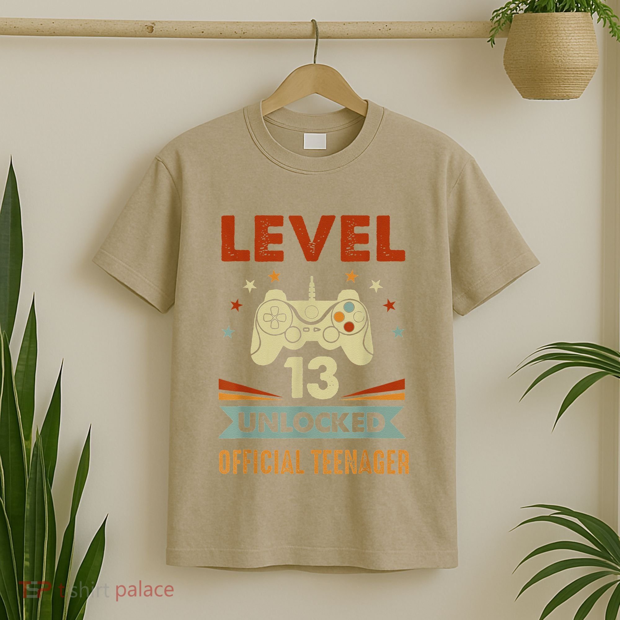 Officialnager 13th Birthday Level 13 Unlocked T-Shirt