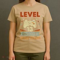 Officialnager 13th Birthday Level 13 Unlocked T-Shirt thumb 4