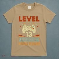 Officialnager 13th Birthday Level 13 Unlocked T-Shirt thumb 5