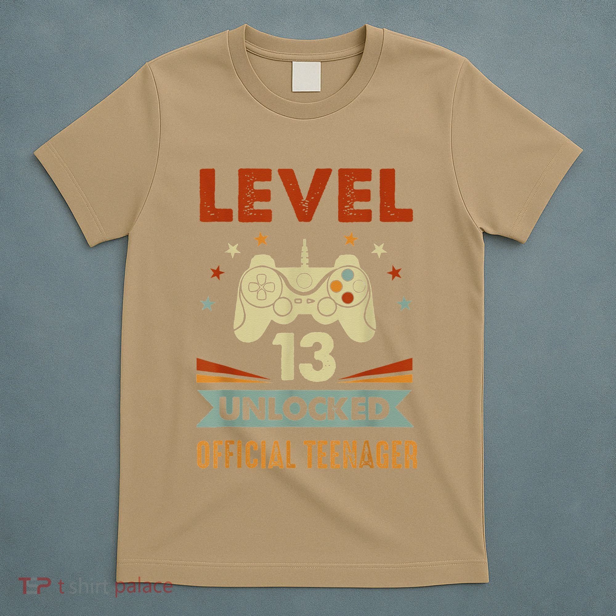 Officialnager 13th Birthday Level 13 Unlocked T-Shirt