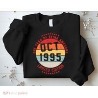 Oct 1995 Birthday The Year Of Being Awesome Gift Sweatshirt thumb 2