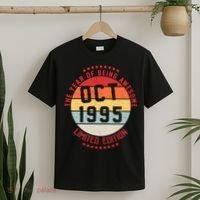 Oct 1995 Birthday The Year Of Being Awesome Gift T-Shirt thumb 2
