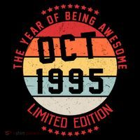Oct 1995 Birthday The Year Of Being Awesome Gift Coffee Mug thumb 5