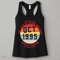 Oct 1995 Birthday The Year Of Being Awesome Gift Women's Tank Top thumb 3