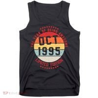 Oct 1995 Birthday The Year Of Being Awesome Gift Tank Top thumb 0