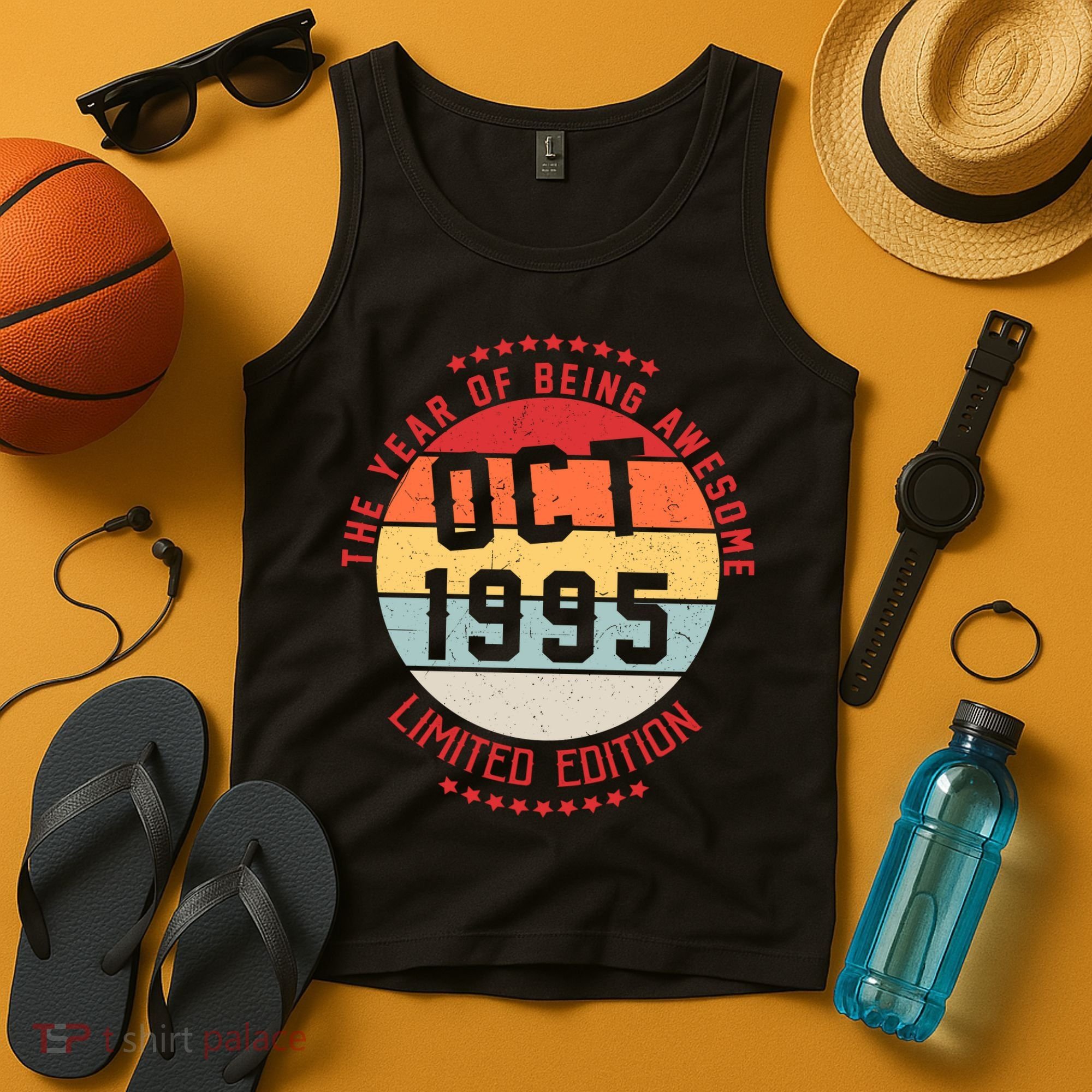 Oct 1995 Birthday The Year Of Being Awesome Gift Tank Top