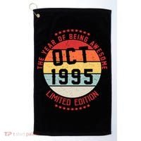 Oct 1995 Birthday The Year Of Being Awesome Gift Golf Towel thumb 0