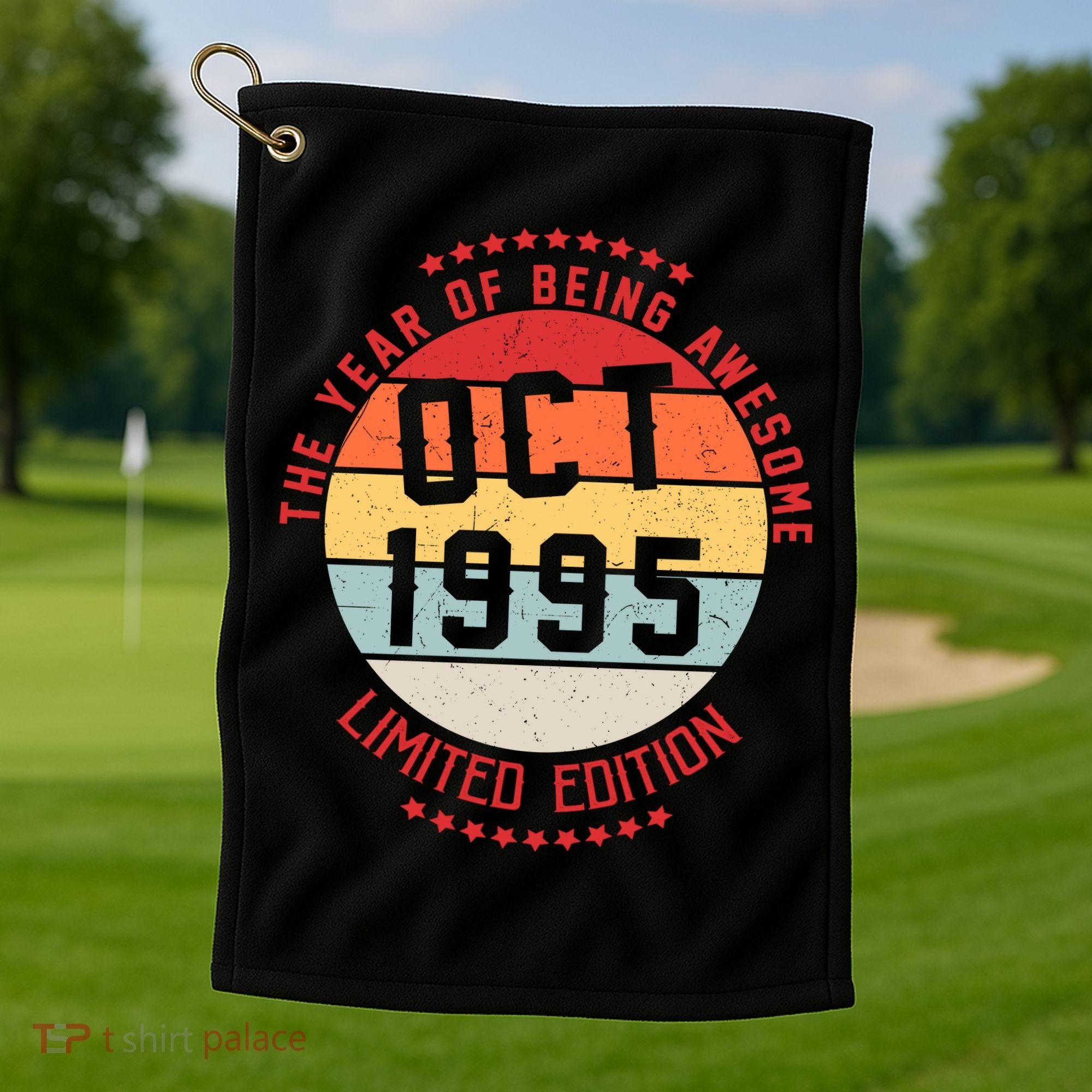 Oct 1995 Birthday The Year Of Being Awesome Gift Golf Towel