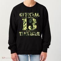 Officialnagern 13th Birthday Thirteen Camo Hunting Women's Sweatshirt thumb 0