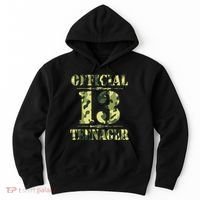 Officialnagern 13th Birthday Thirteen Camo Hunting Hoodie thumb 0