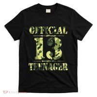 Officialnagern 13th Birthday Thirteen Camo Hunting T-Shirt thumb 0
