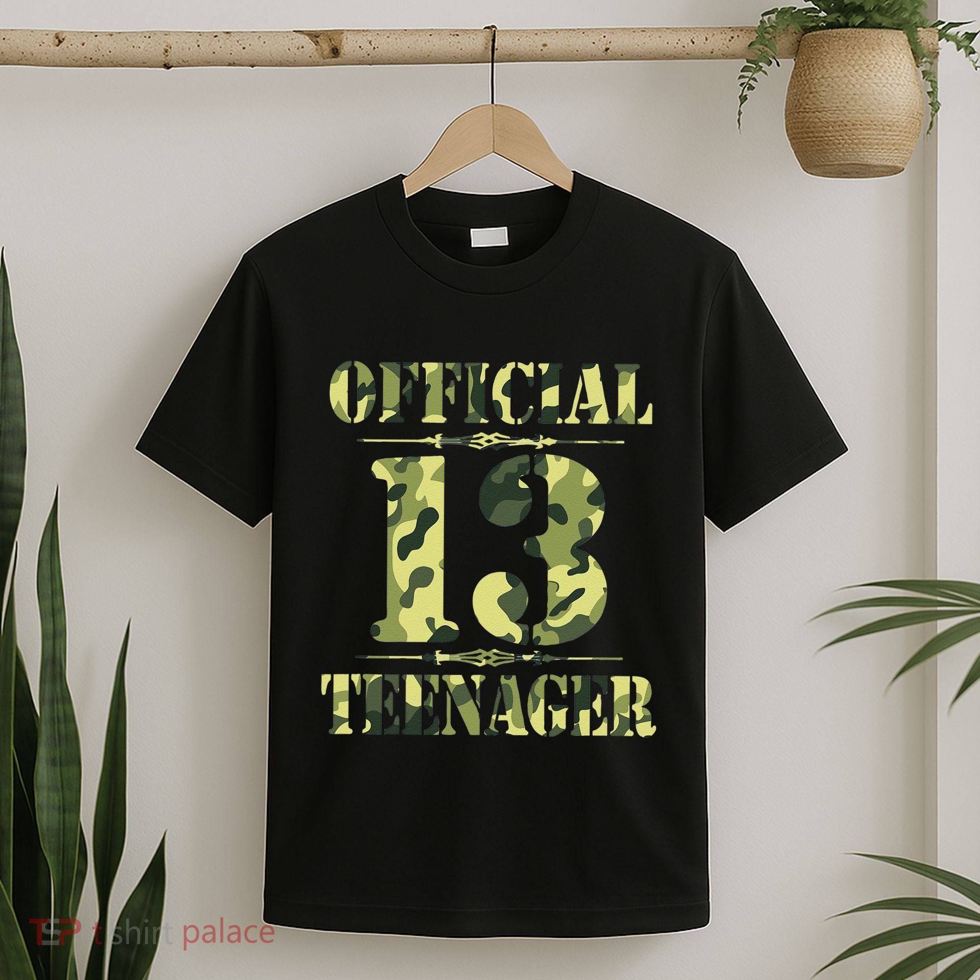 Officialnagern 13th Birthday Thirteen Camo Hunting T-Shirt