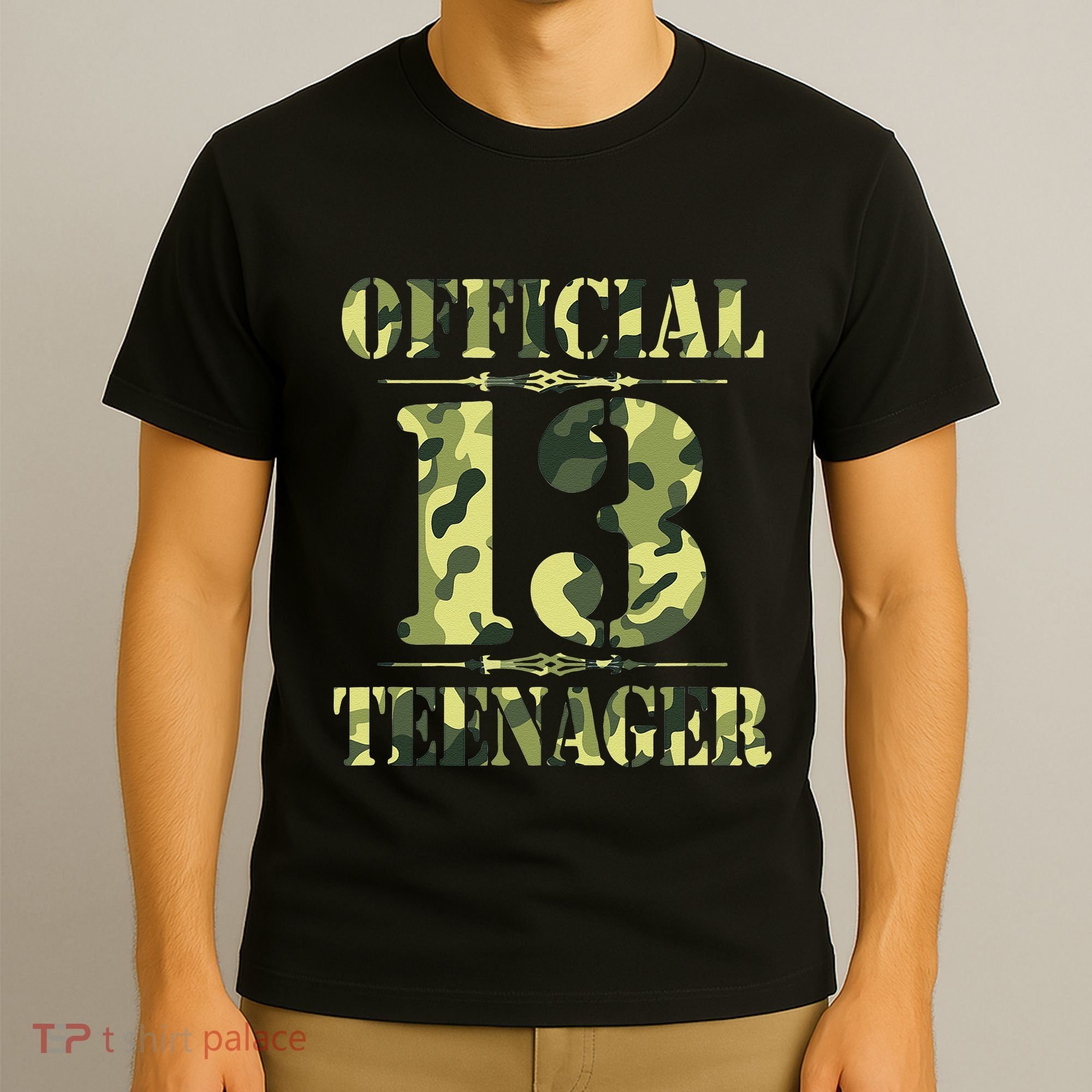 Officialnagern 13th Birthday Thirteen Camo Hunting T-Shirt