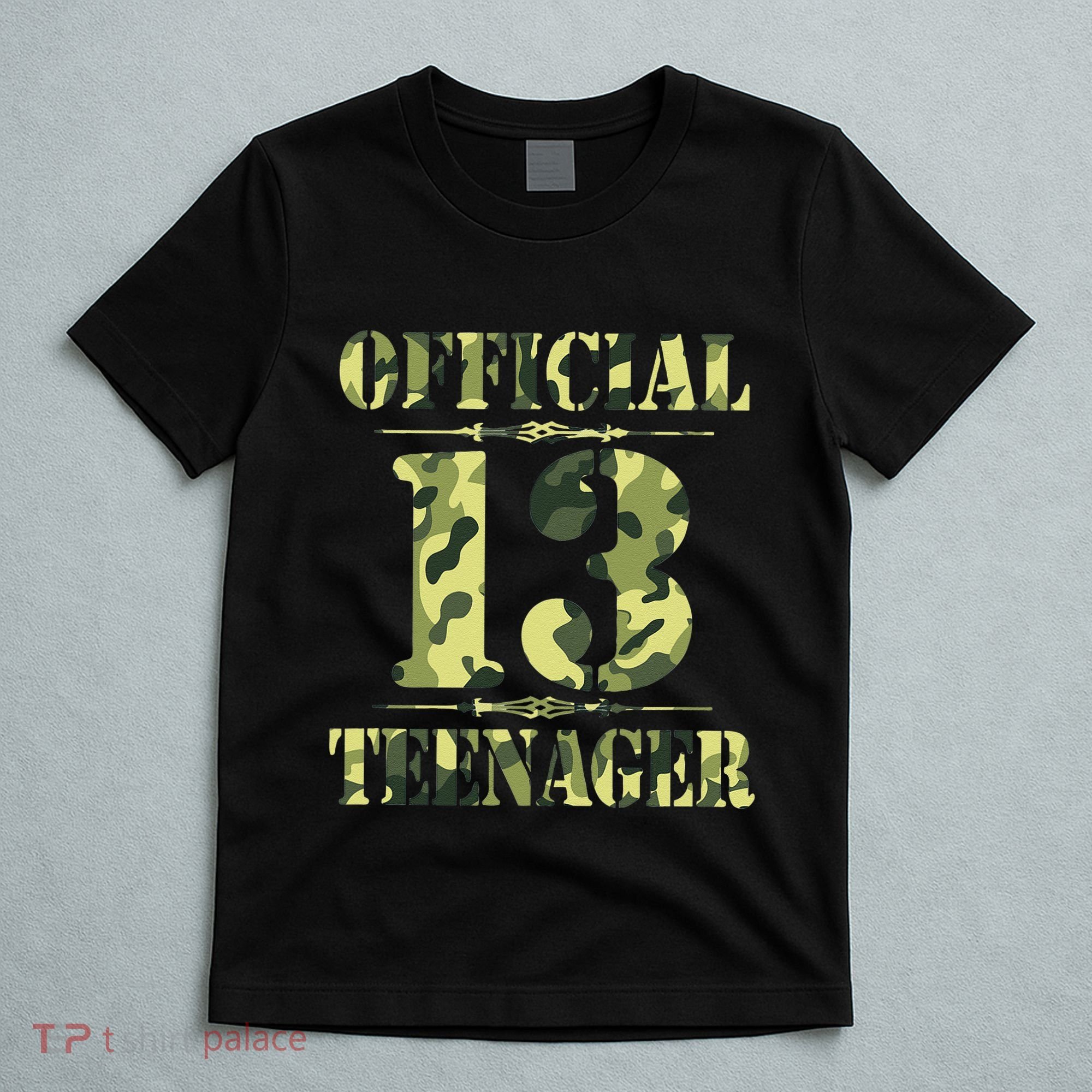 Officialnagern 13th Birthday Thirteen Camo Hunting T-Shirt