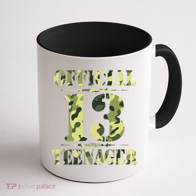 Officialnagern 13th Birthday Thirteen Camo Hunting Coffee Mug back