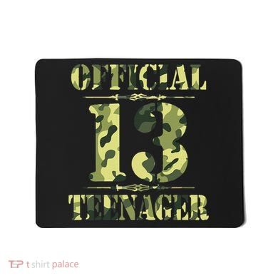 Officialnagern 13th Birthday Thirteen Camo Hunting Mousepad