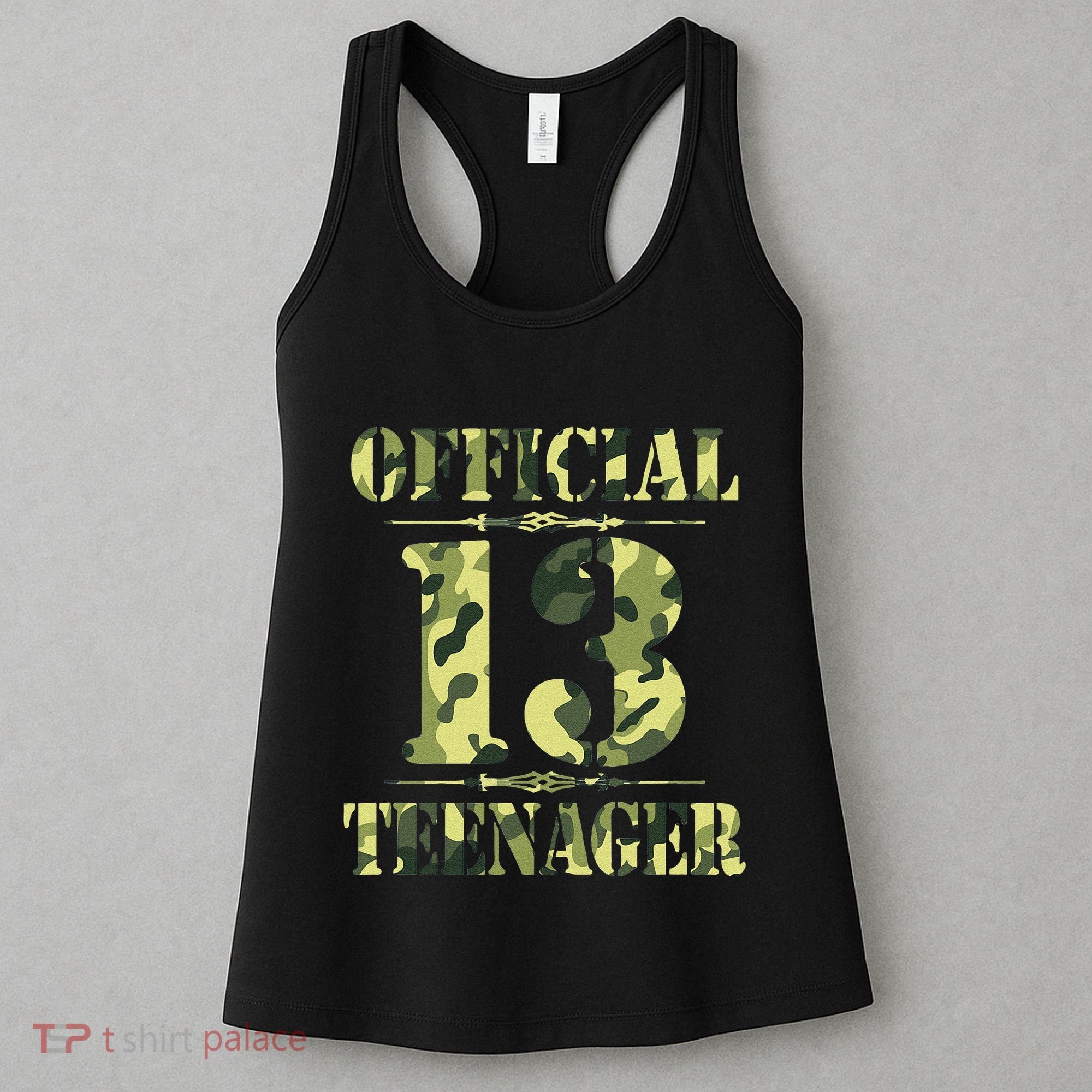 Officialnagern 13th Birthday Thirteen Camo Hunting Women's Tank Top