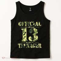 Officialnagern 13th Birthday Thirteen Camo Hunting Tank Top thumb 2
