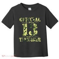Officialnagern 13th Birthday Thirteen Camo Hunting Toddler T-Shirt thumb 0