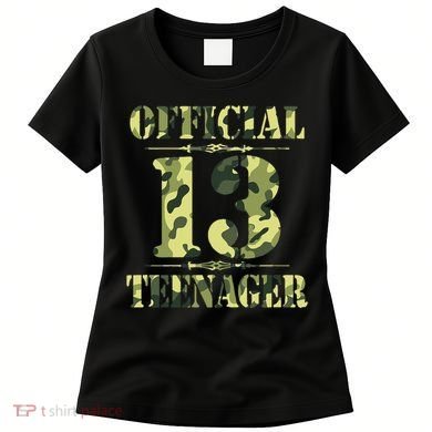 Officialnagern 13th Birthday Thirteen Camo Hunting Women's T-Shirt