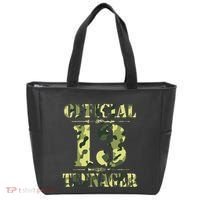 Officialnagern 13th Birthday Thirteen Camo Hunting Tote Bag thumb 0