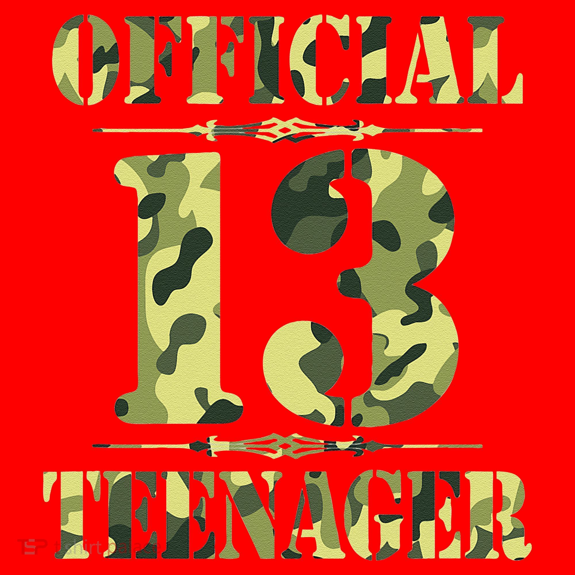 Officialnagern 13th Birthday Thirteen Camo Hunting Santa Hat