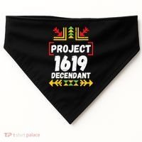 Official 1619 Project Black History Month USA-Made Doggie Bandana thumb 0