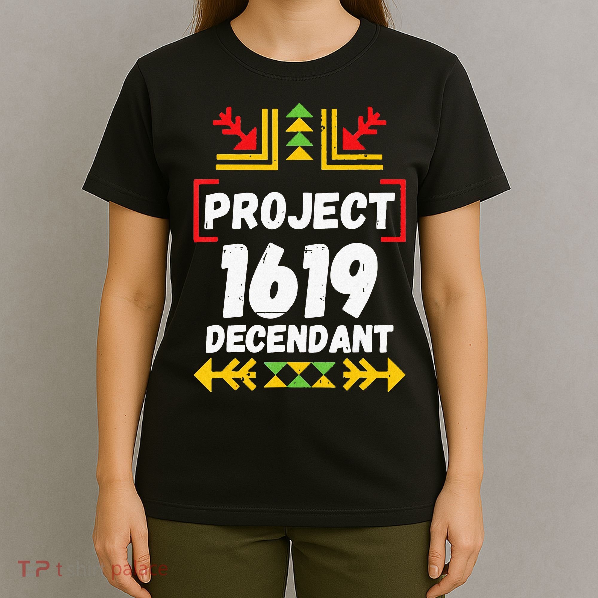 Official 1619 Project Black History Month T-Shirt